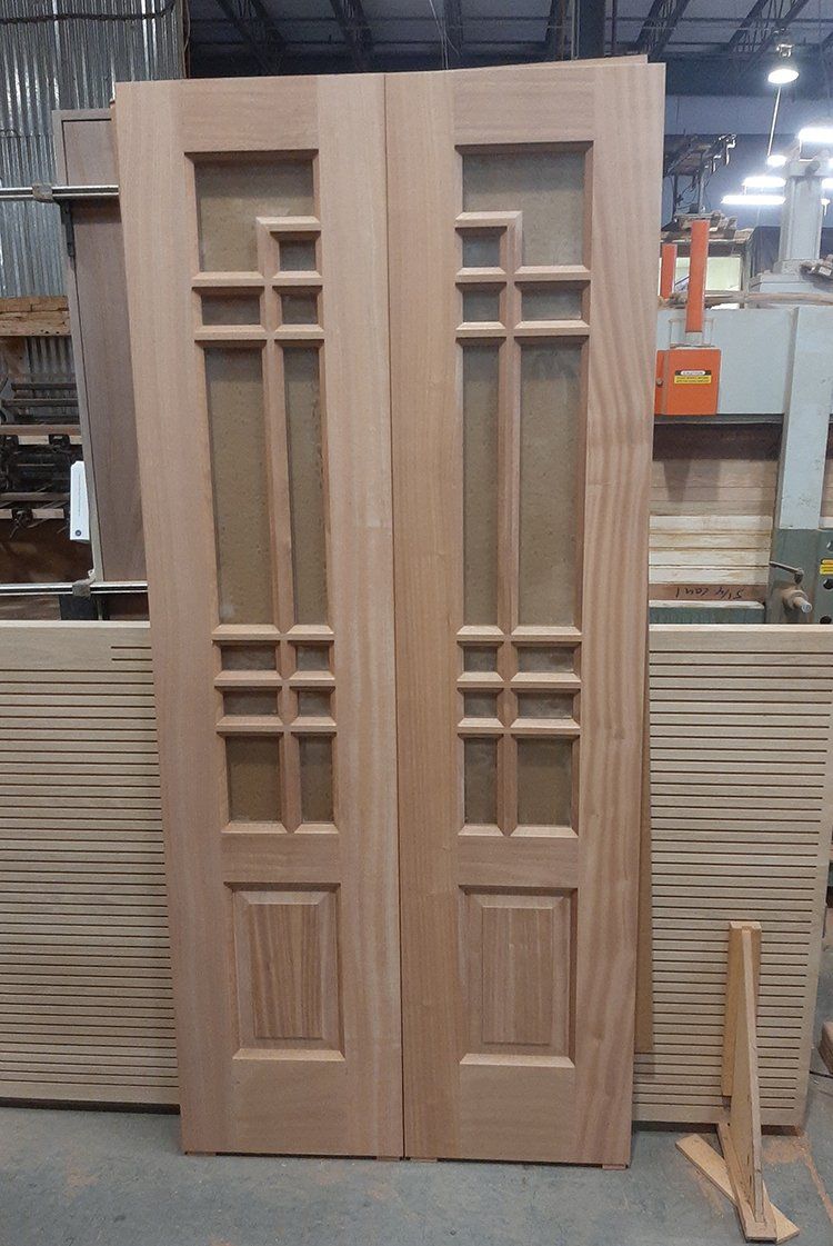 Mahogany door french doors with unique TDL