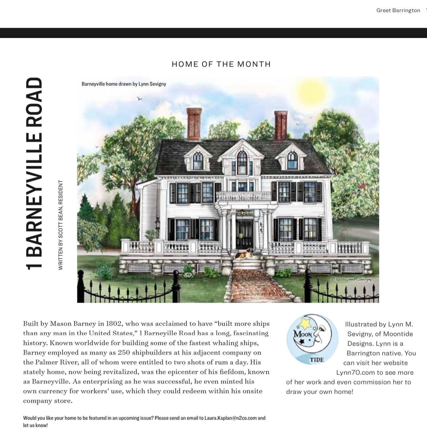 A picture of a large white house with black shutters.