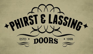 The logo for phirst & lassing doors was created in 1999