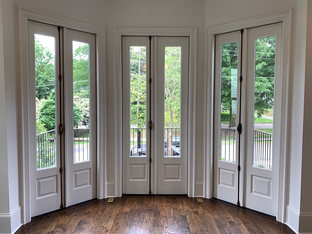 Narrow double French style double doors - Interior