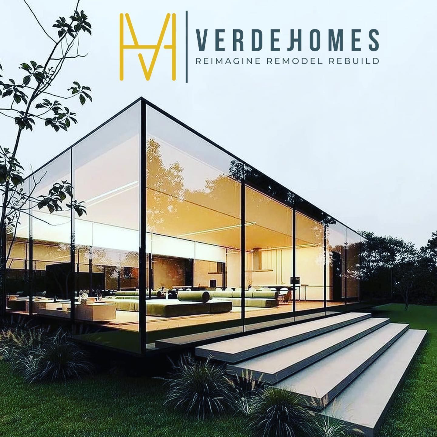 A picture of a house with the words verdehomes on it
