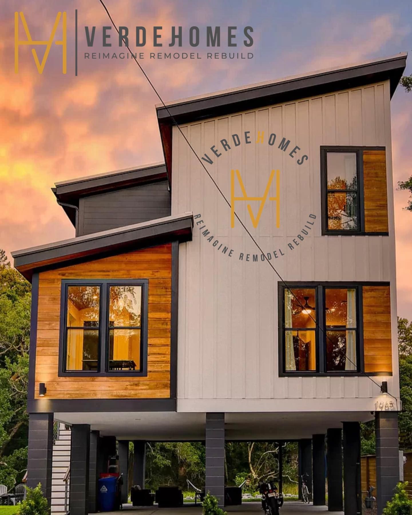 A house that has the word verdehomes on it