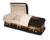 Solid Bronze and Copper Casket