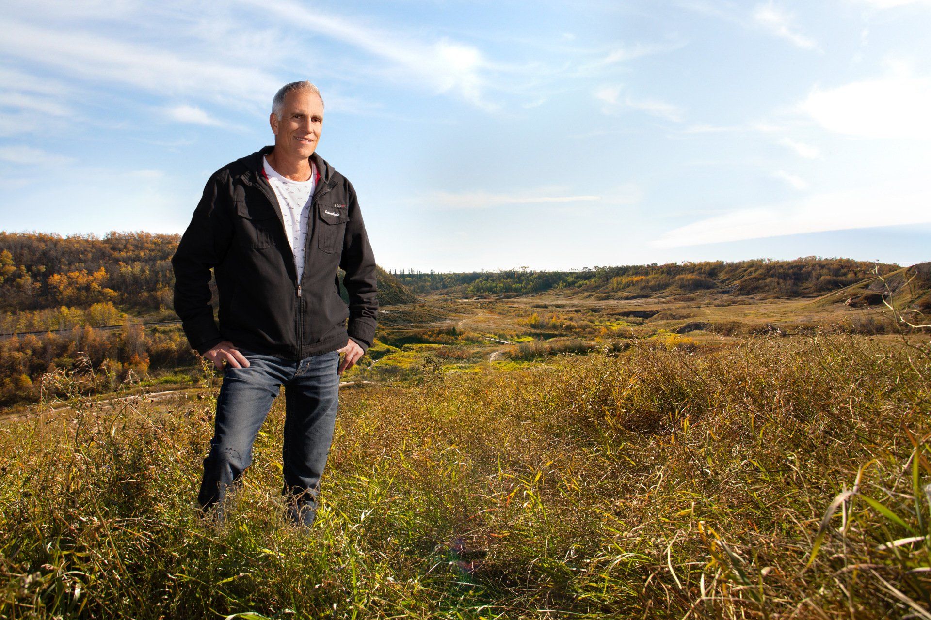 PROFESSIONAL PHOTOGRAPHY  FEATURING RURAL ALBERTA BEE KEEPER FOR VISION CREDIT UNION BY IVY DESIGN INC