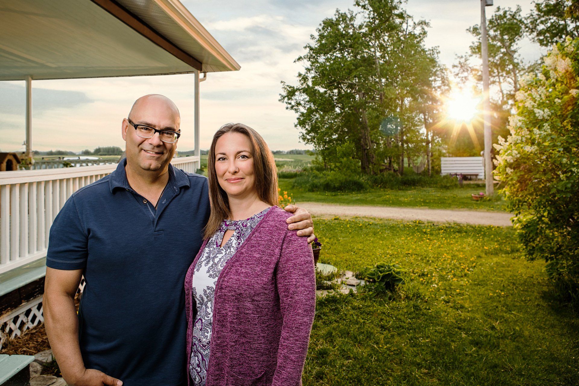 PROFESSIONAL PHOTOGRAPHY  FEATURING RURAL ALBERTA FAMILY FOR VISION CREDIT UNION BY IVY DESIGN INC