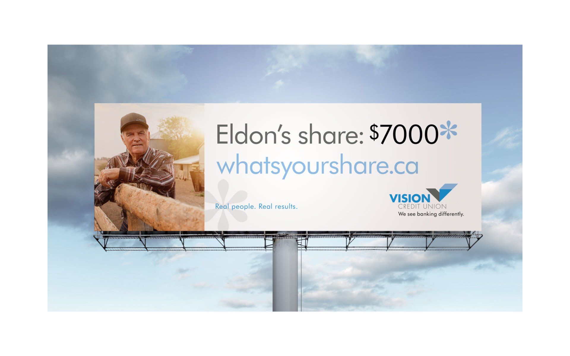 BILLBOARD ADVERTISING AND MEDIA PLACEMENT FOR VISION CREDIT UNION BY IVY DESIGN INC