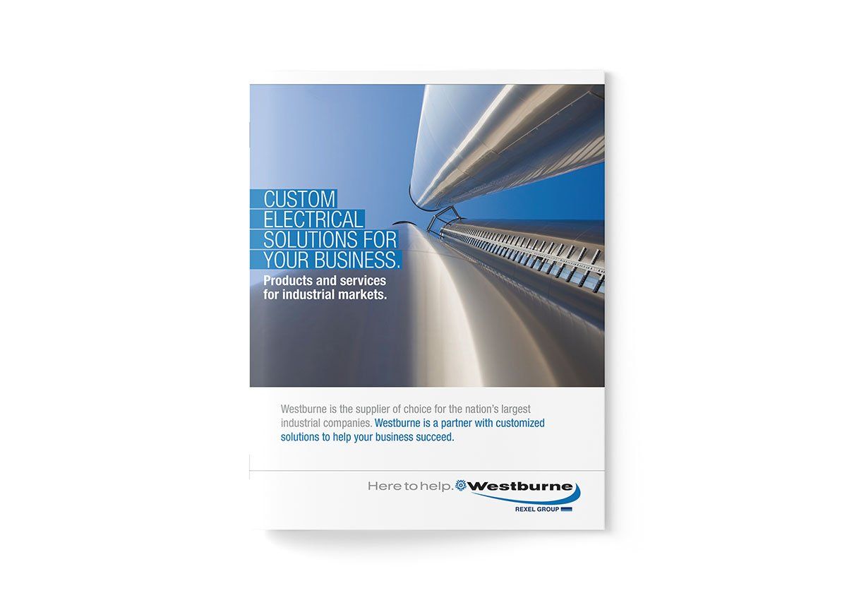 ELECTRICAL SOLUTIONS VERTICAL MARKET GUIDE DESIGNED BY IVY DESIGN INC FOR WESTBURNE ELECTRIC