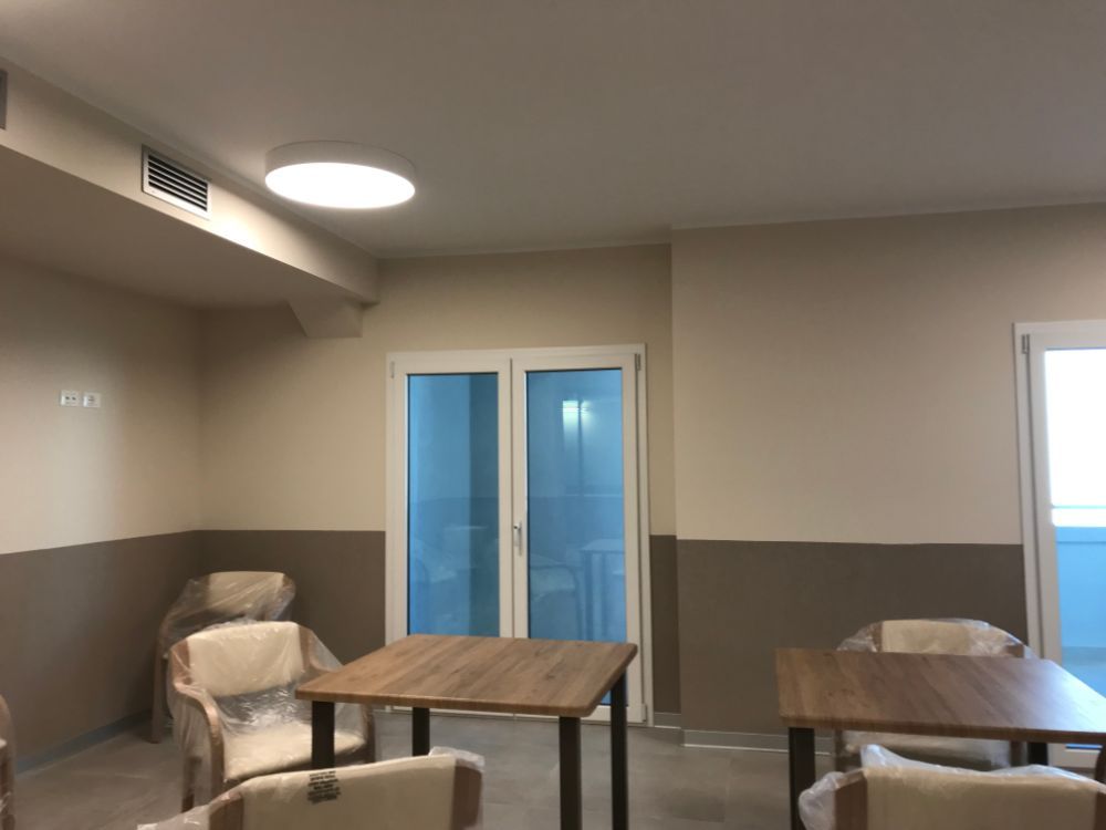 stanza ricreativa in casa di riposo