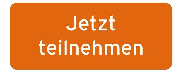 Oranger Button mit weißem Text „Jetzt teilnehmen“