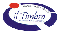 CARTOLERIA IL TIMBRO UFFICIO SCUOLA REGALO LOGO