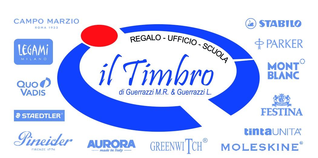 CARTOLERIA IL TIMBRO UFFICIO SCUOLA REGALO LOGO