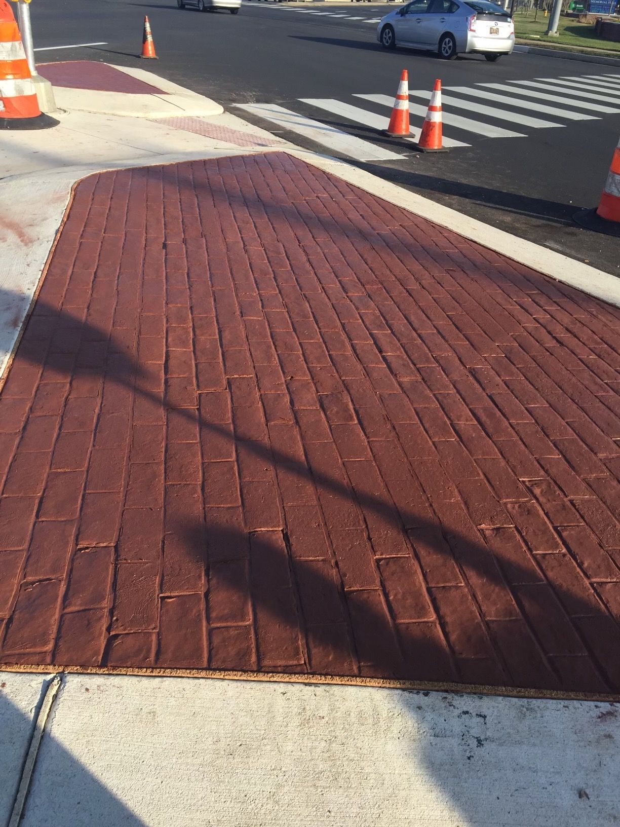 Stamped Concrete  ADA Crosswalk