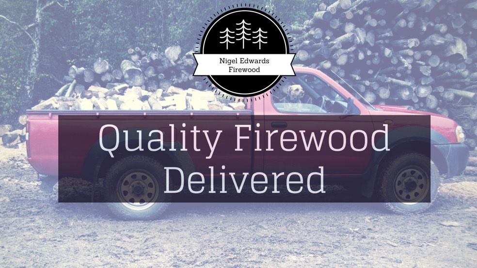 Quality Firewood Delivered with image of truck