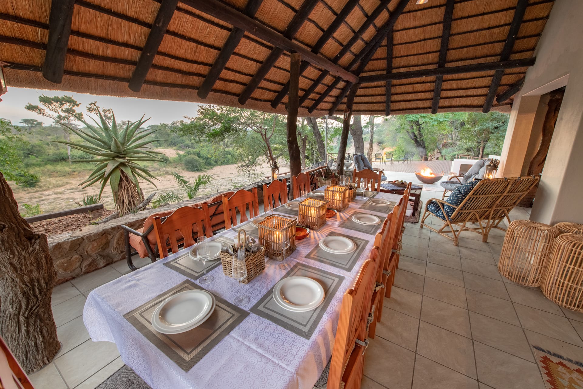 Nyala Safari Lodge Dining