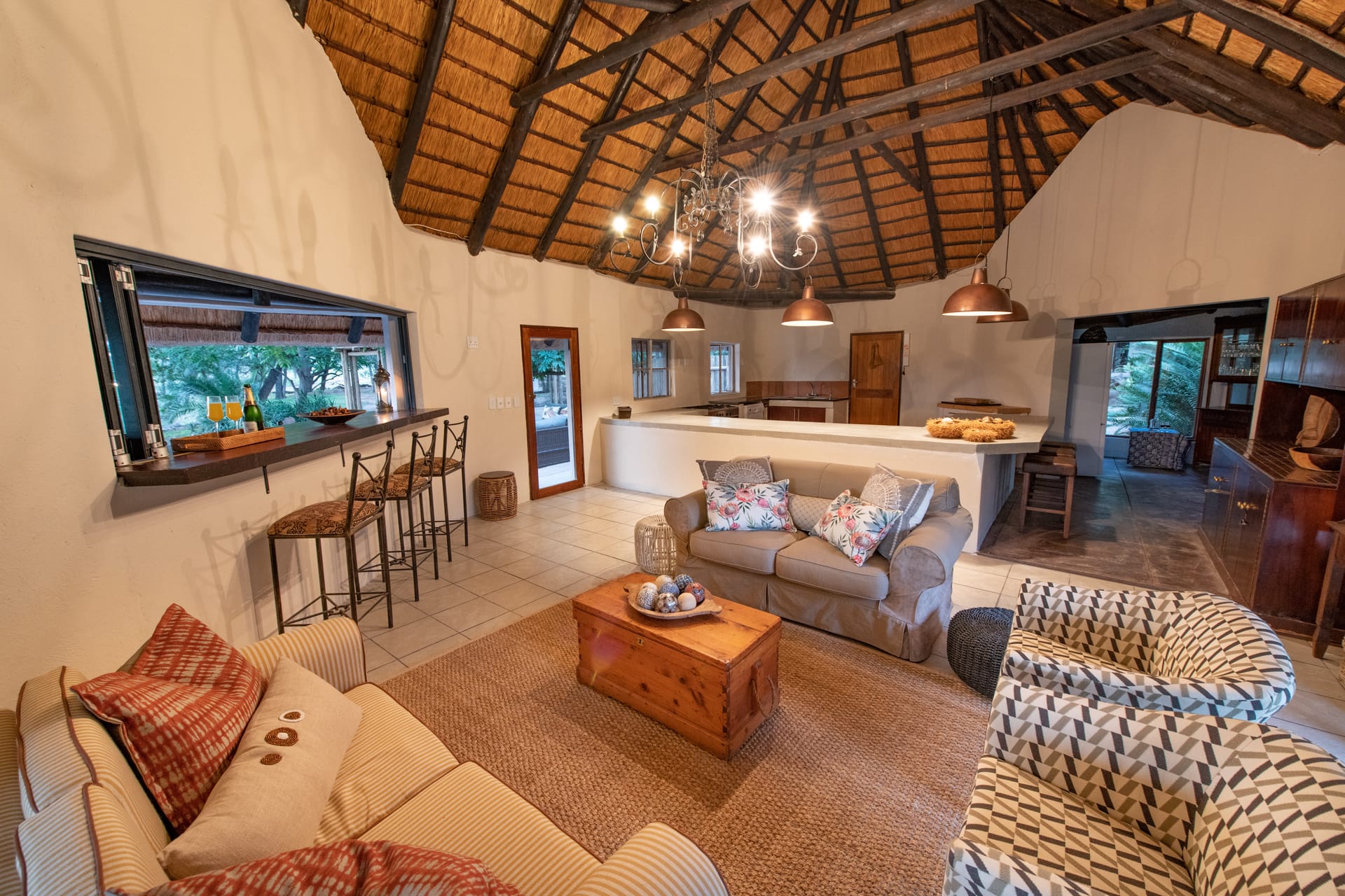 Nyala Safari Lodge TV Lounge