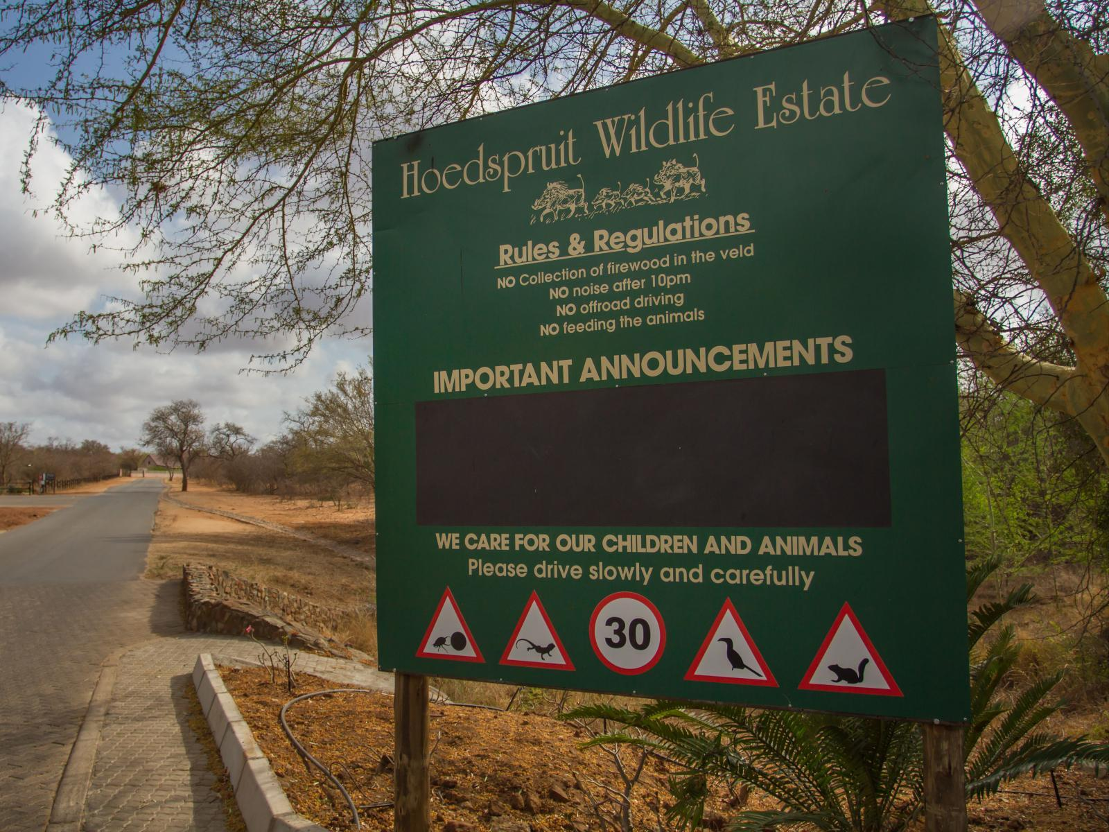 hoedspruit wildlife estate contact details
