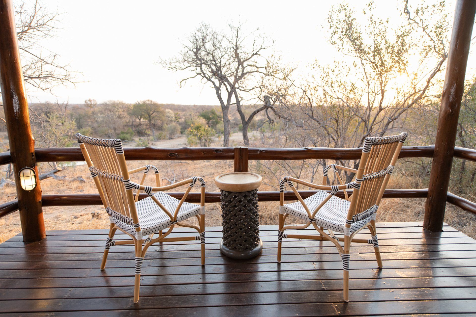 Safari Tent viewing deck