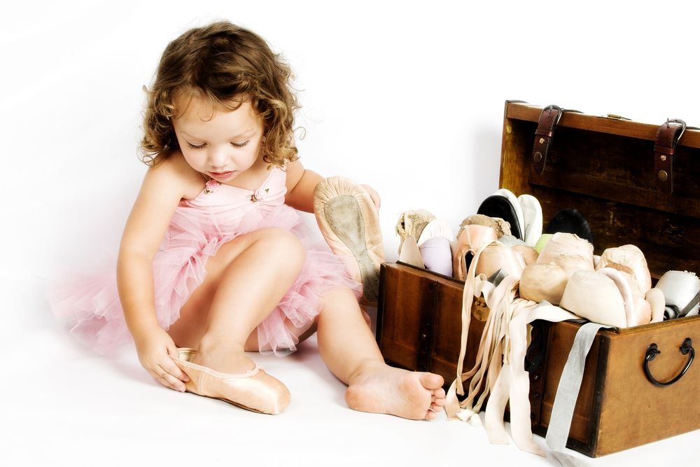 Little Girl With Ballet Shoes  — Dance Classes In Townsville