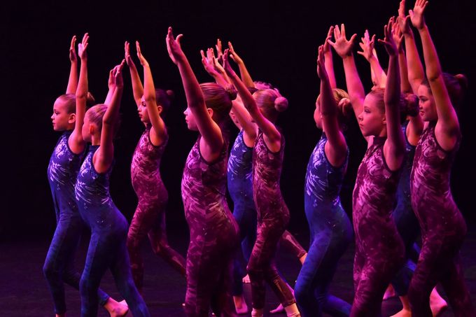 A Group Of Childs Dancing On Stage— Dance Classes In Townsville
