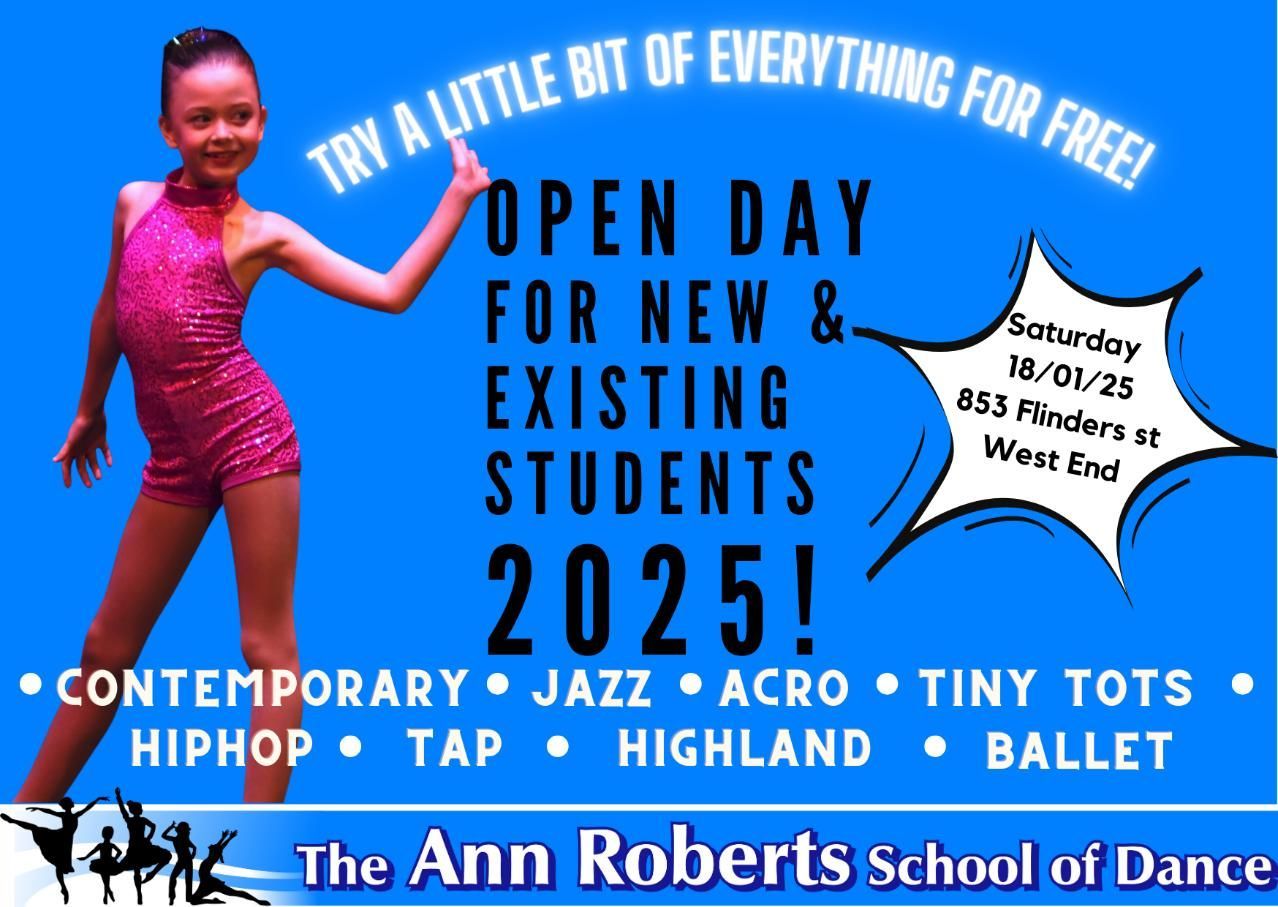 An Advertisement With A Girl For The Ann Roberts School Of Dance — Dance Classes In Townsville