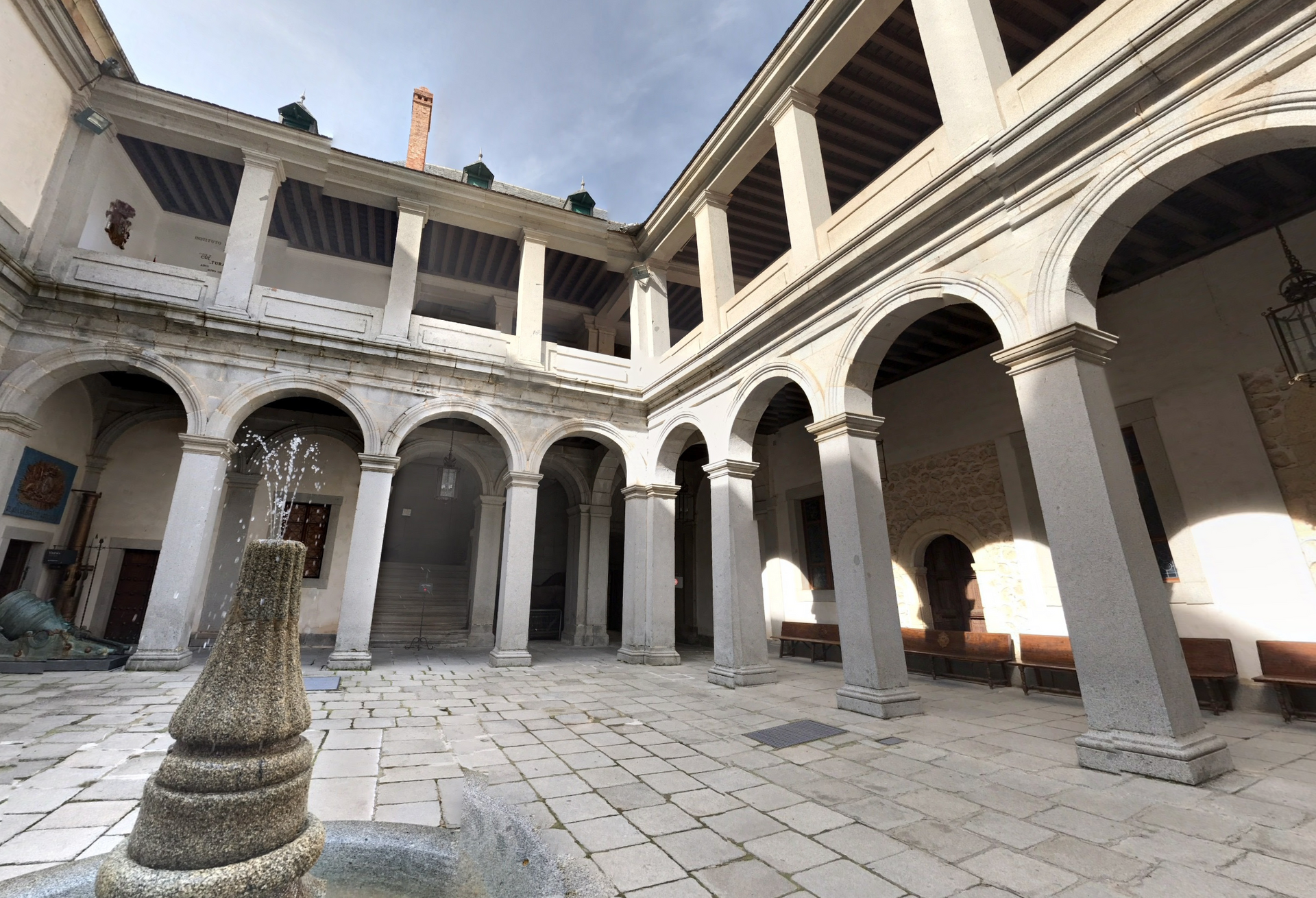 Alcázar Courtyard by Google Earth