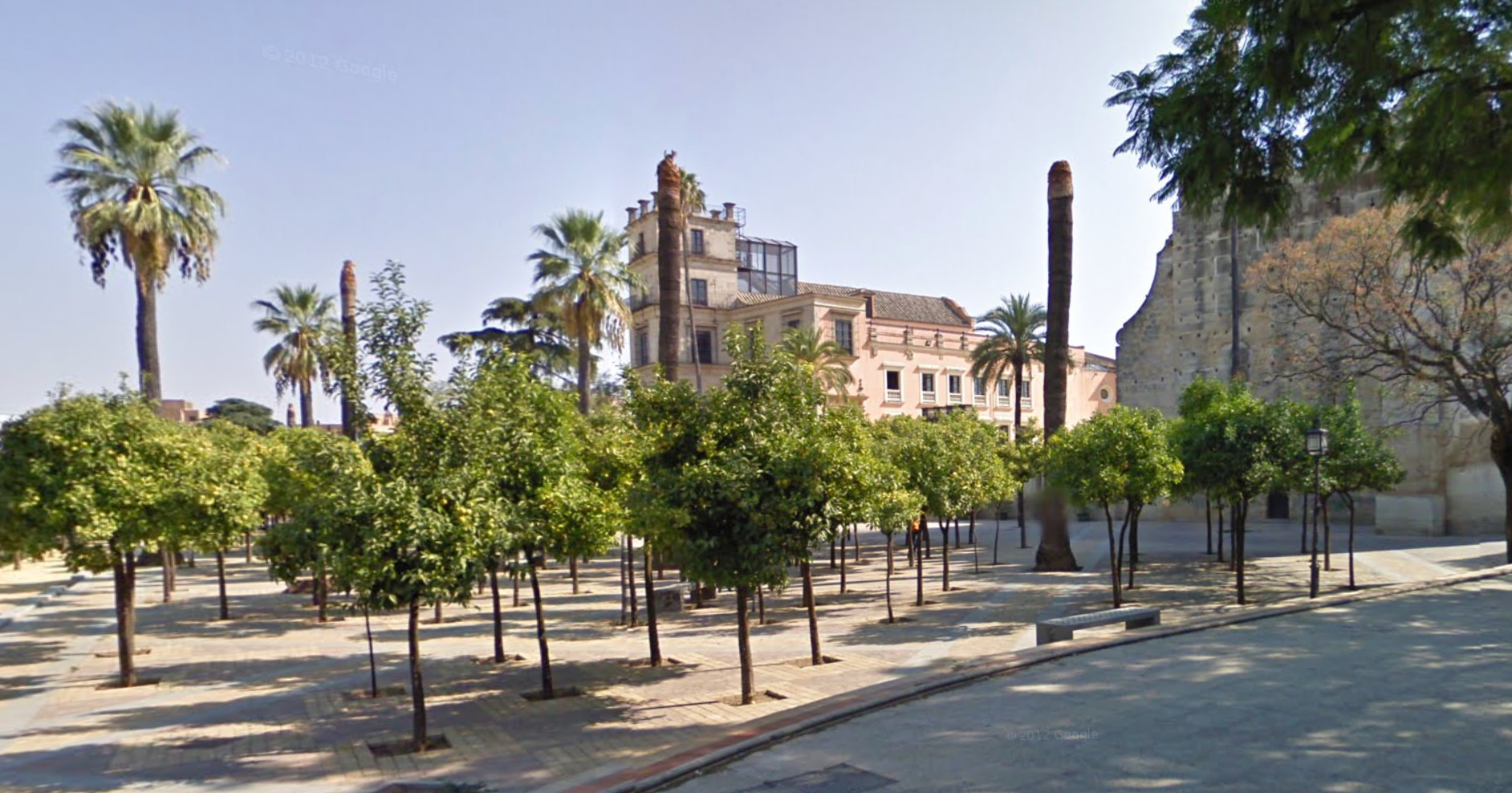 Alcazar Gardens by Google Earth