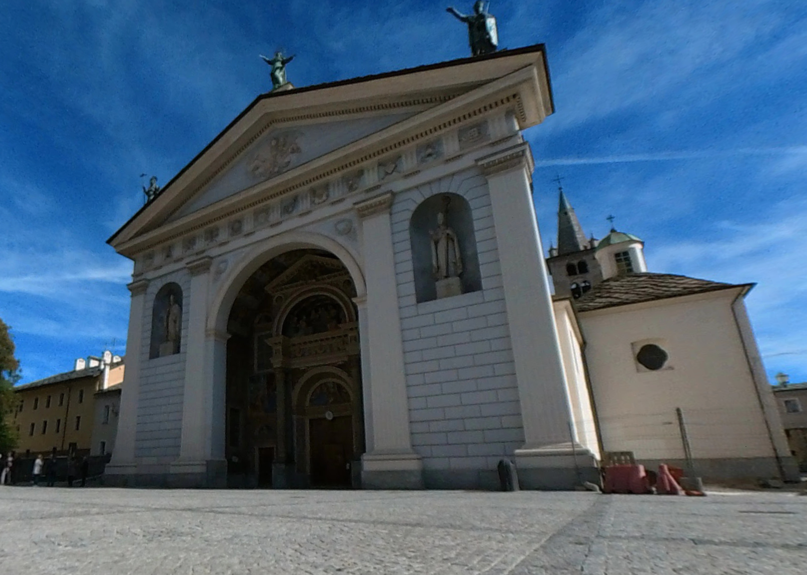 Aosta Cathedral by Google Earth