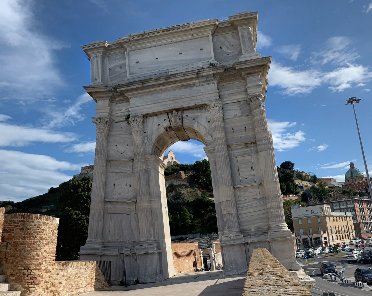 Arch of Trajan by Google Earth
