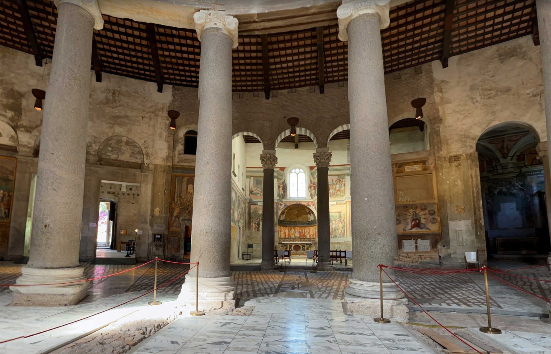 Basilica di Santo Stefano Rotondo al Celio by Google Earth