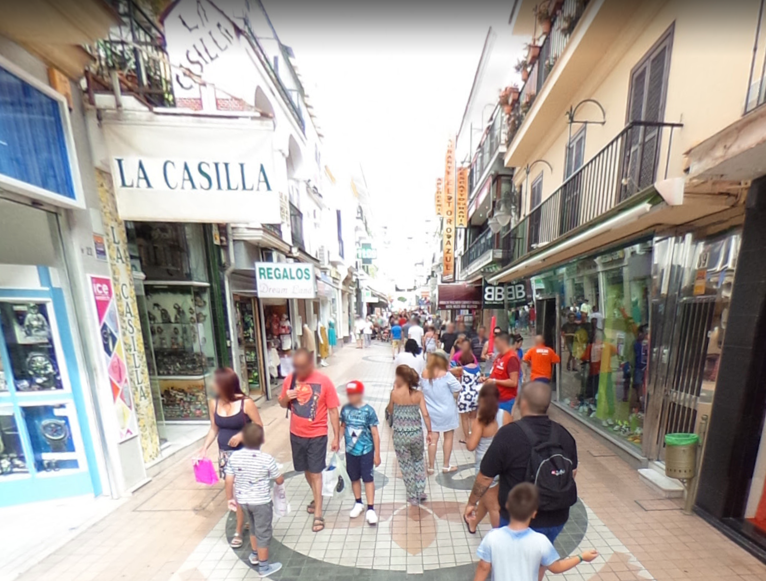 Calle San Miguel by Google Earth