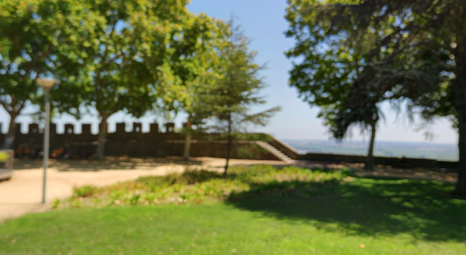 Castle of Santarém by Google Earth