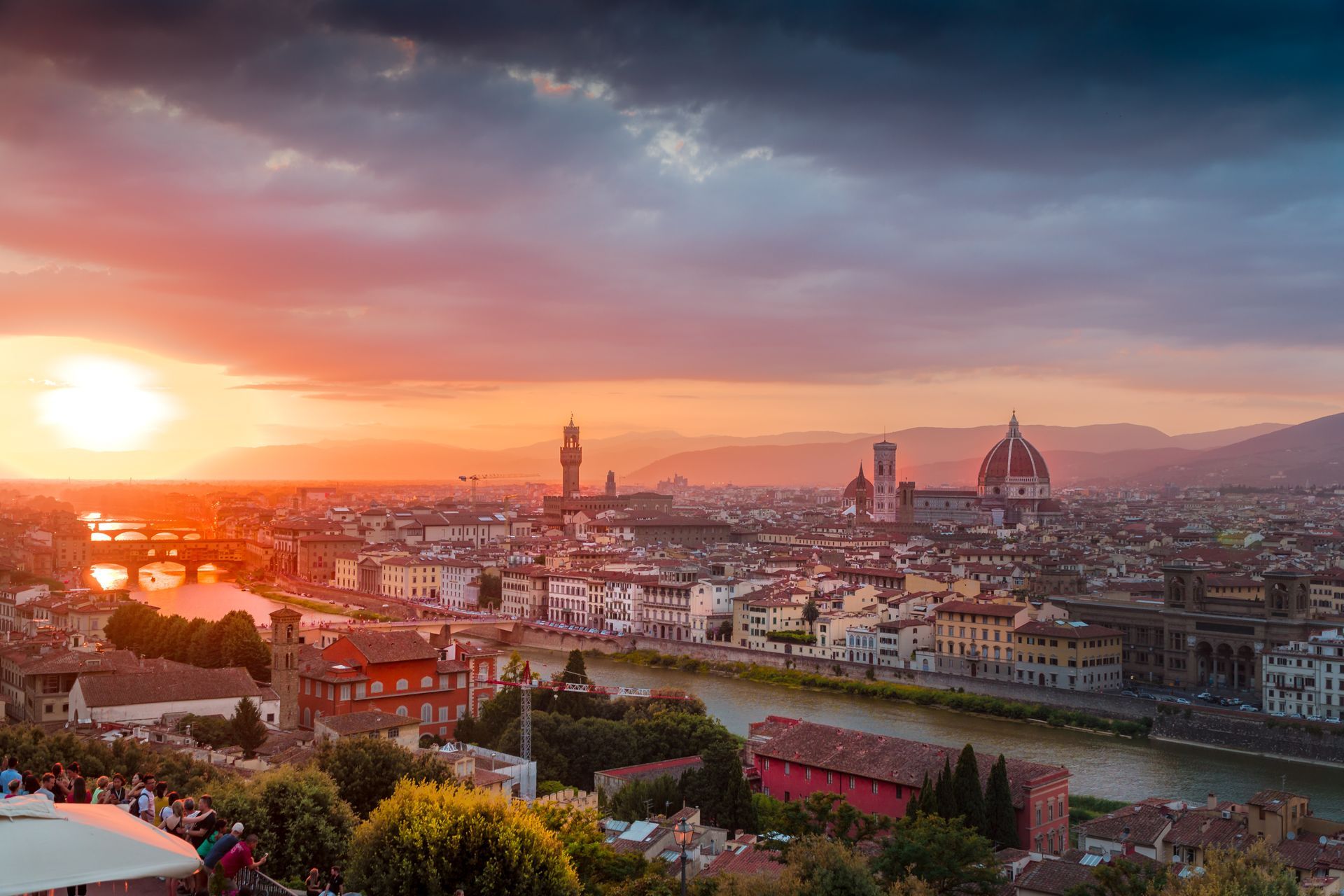 Florence's Spectacular Sunset Views