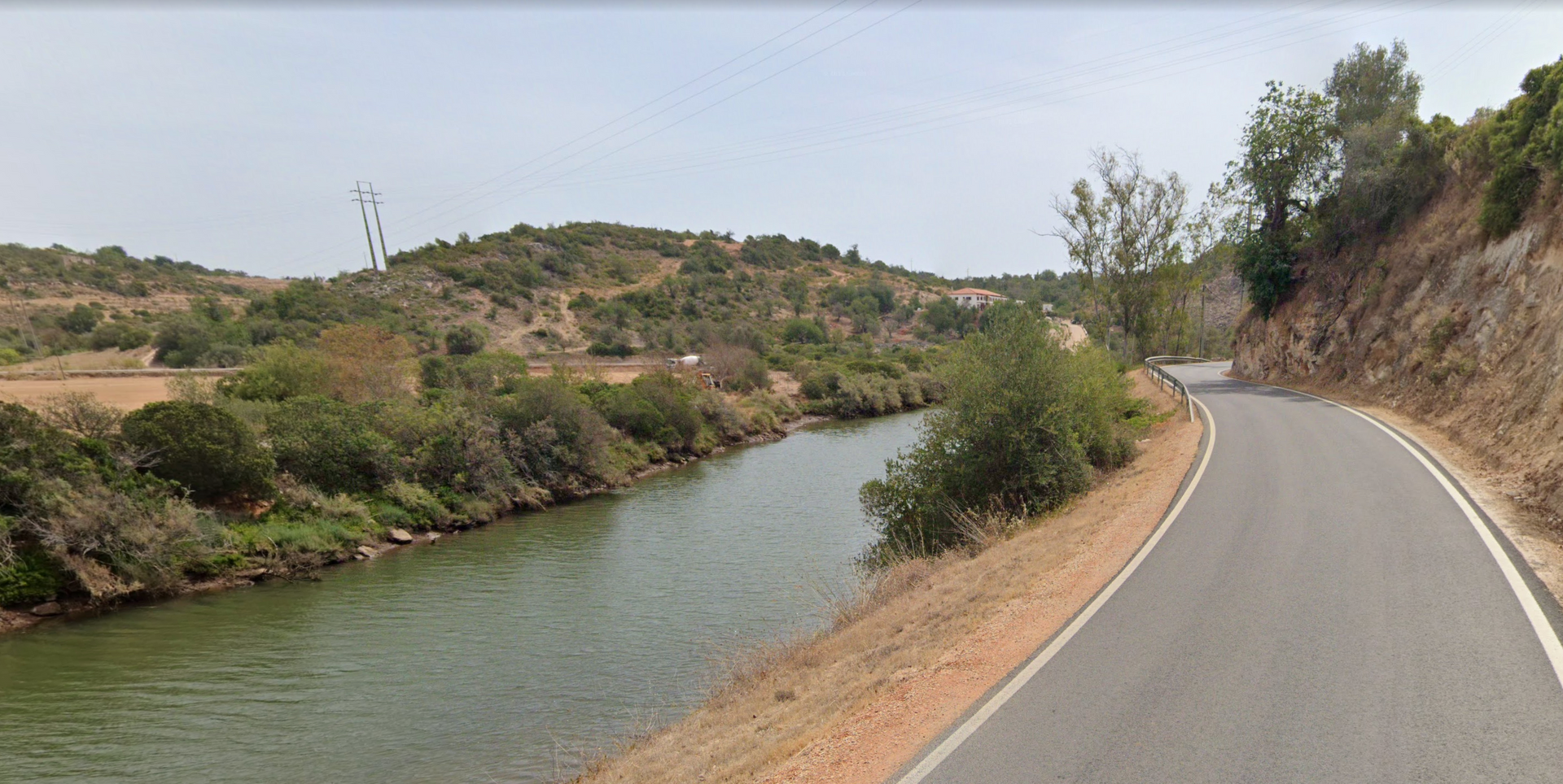 Gilão River by Google Earth