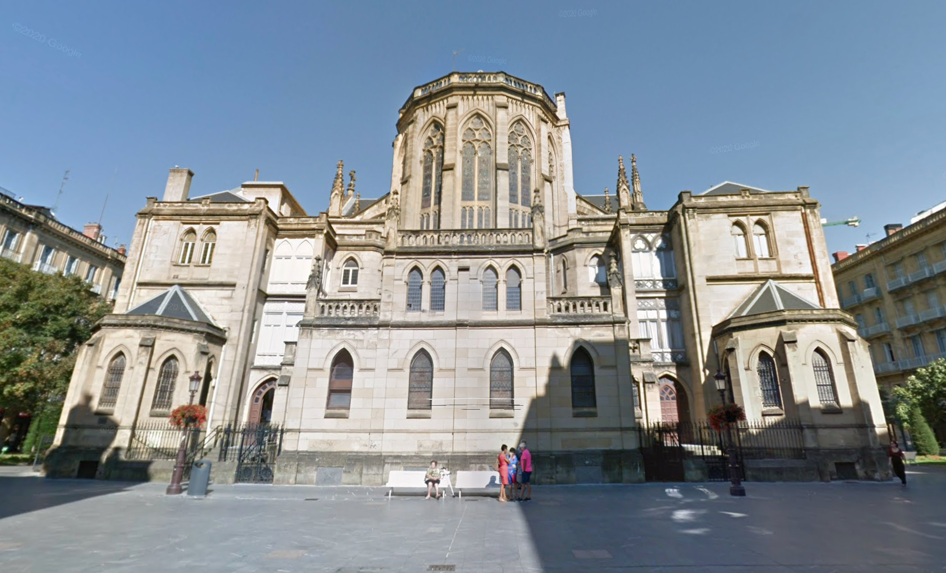 Good Shepherd of San Sebastián Cathedral by Google Earth