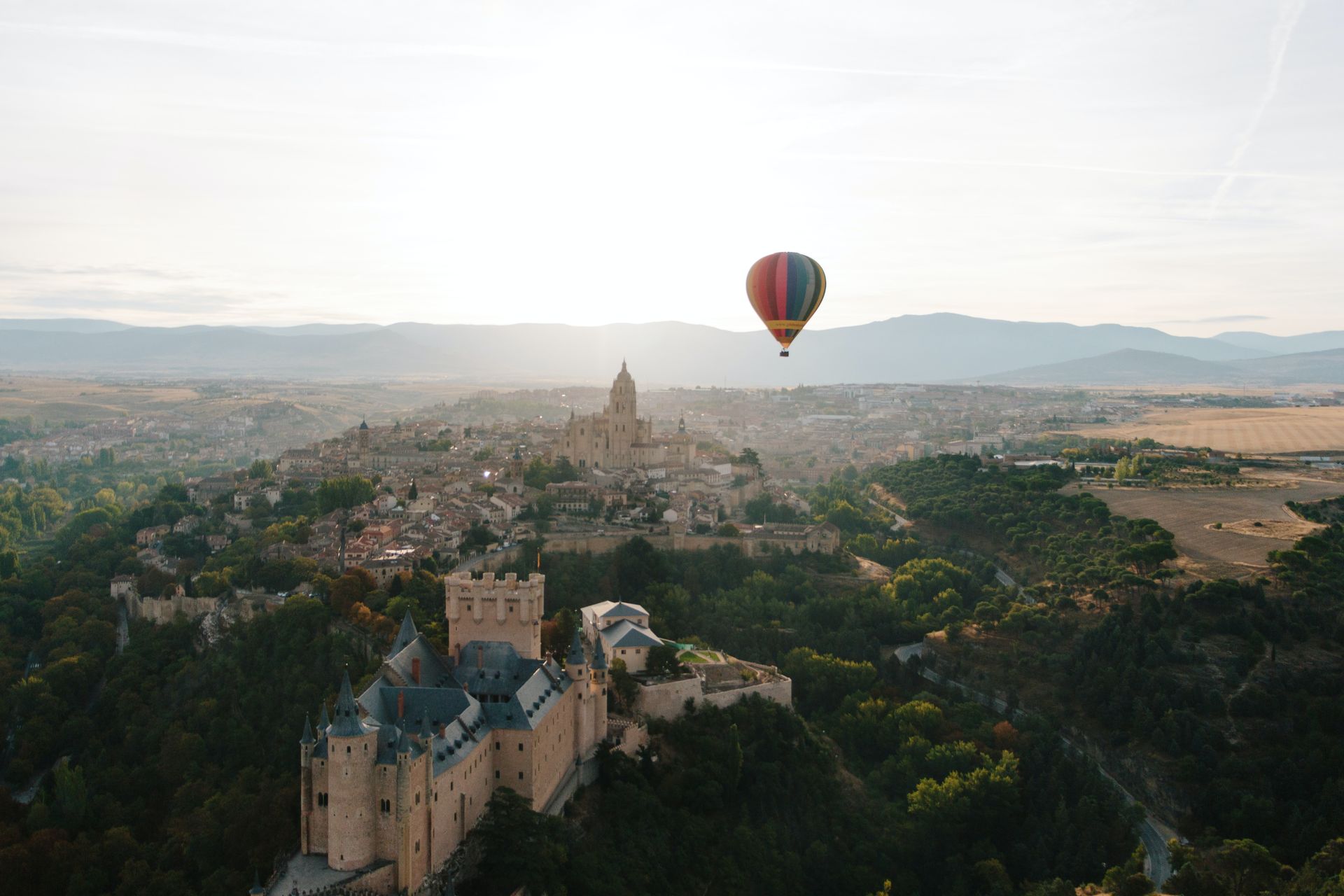 Hot Air Balloon Ride Over Segovia