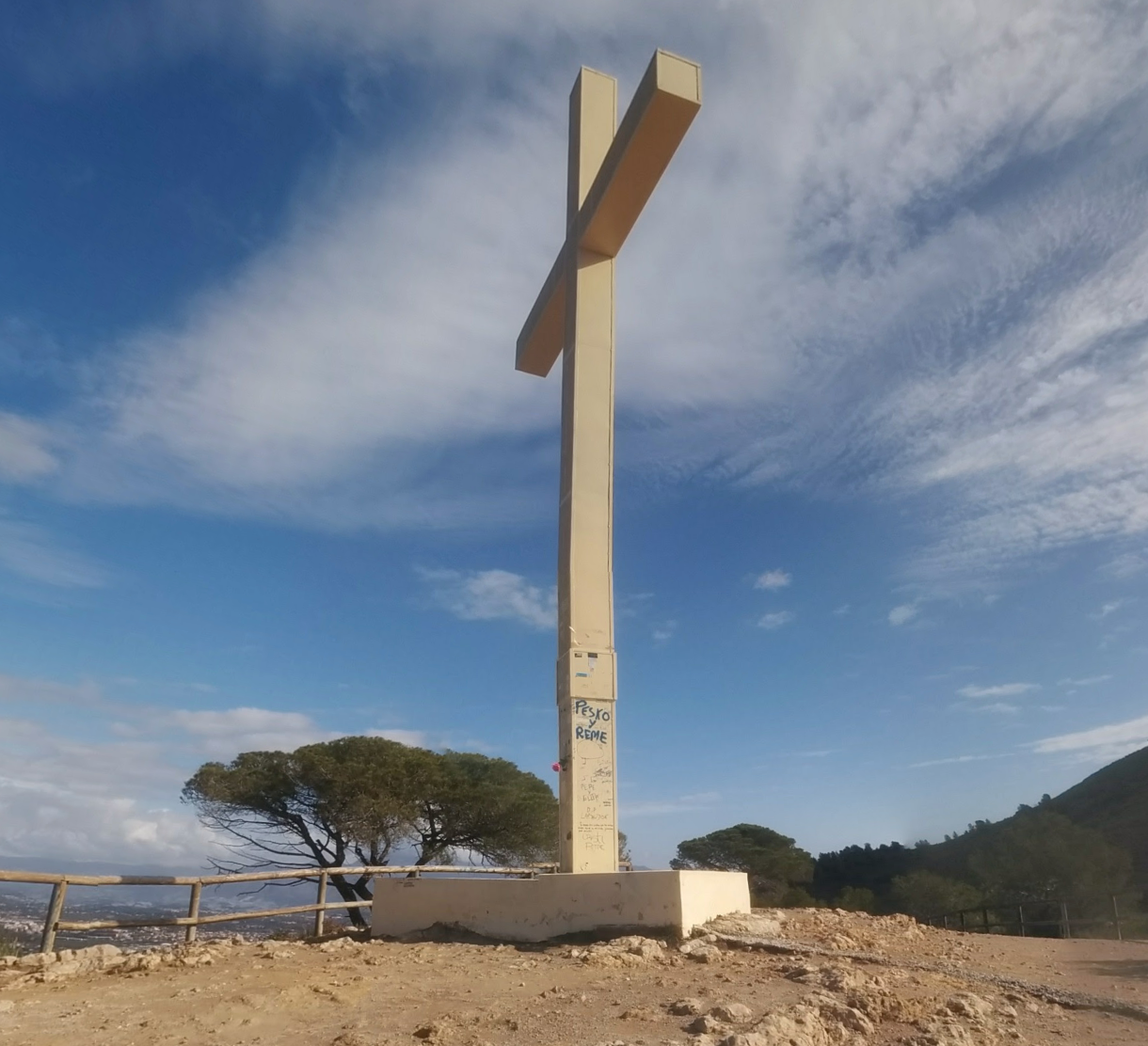 La Creu de Benidorm by Google Earth