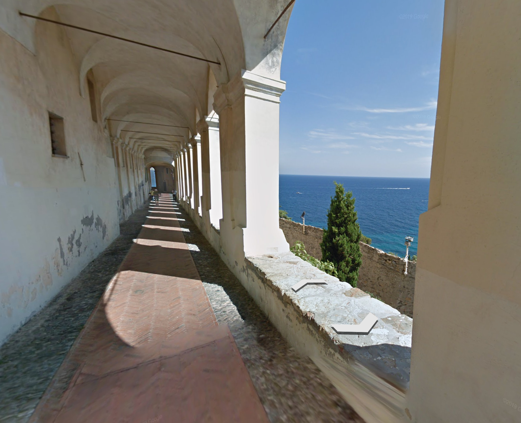 Logge di Santa Chiara by Google Earth