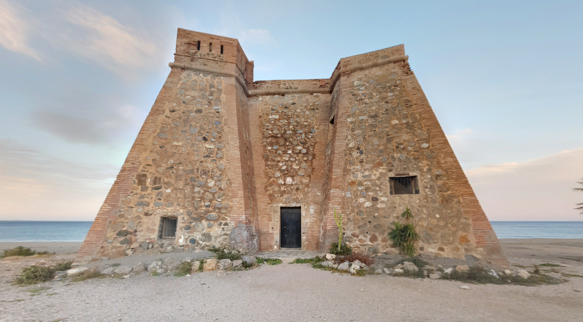 Macenas Blockhouse by Google Earth