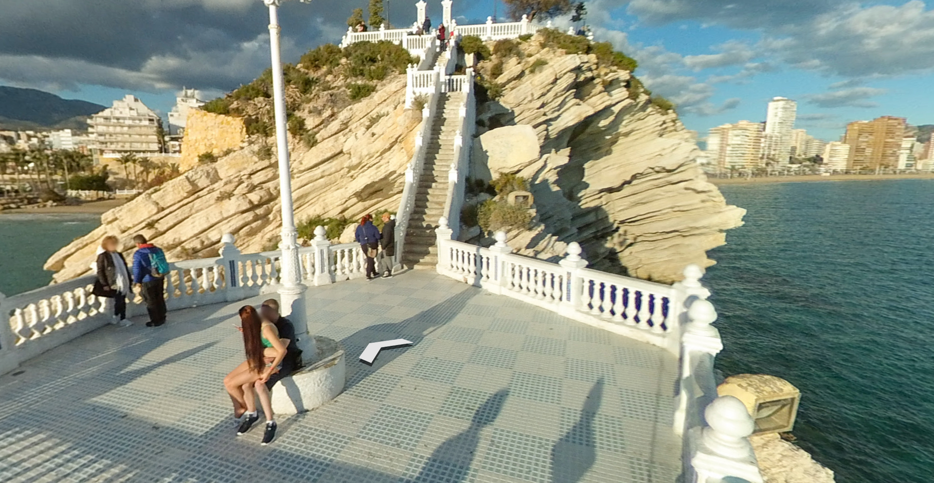 Mirador del Castillo by Google Earth