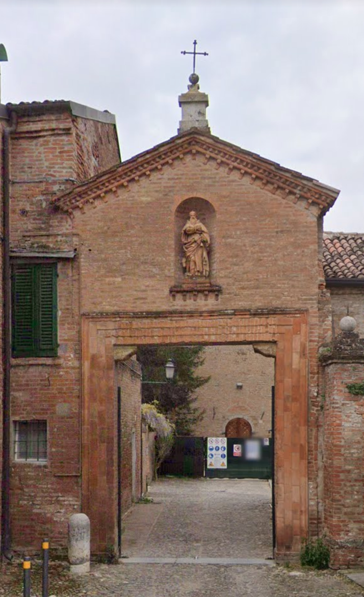 Monastery of Sant'Antonio in Polesine by Google Earth