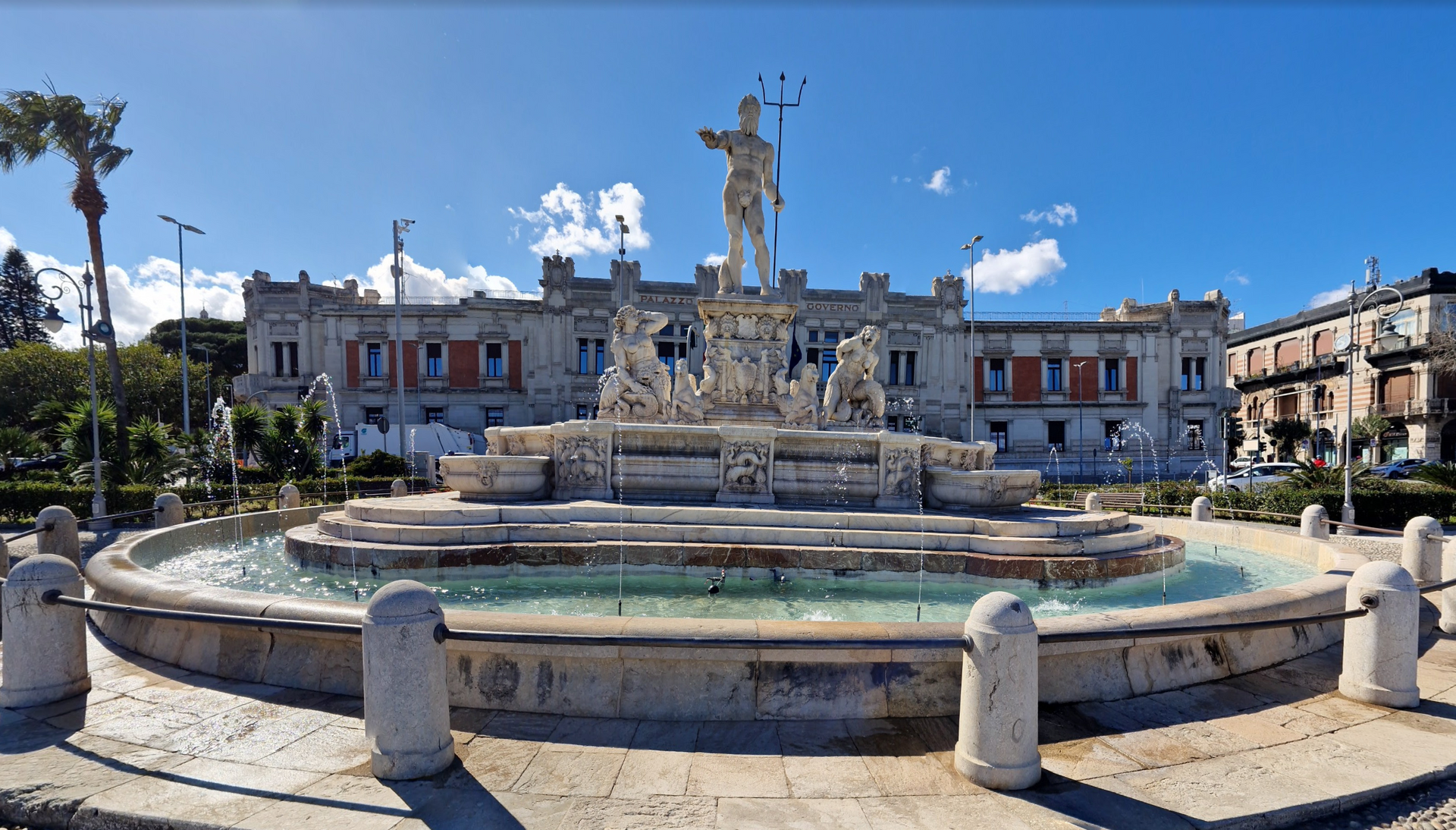 Montorsoli's Fountain of Neptune by Google Earth