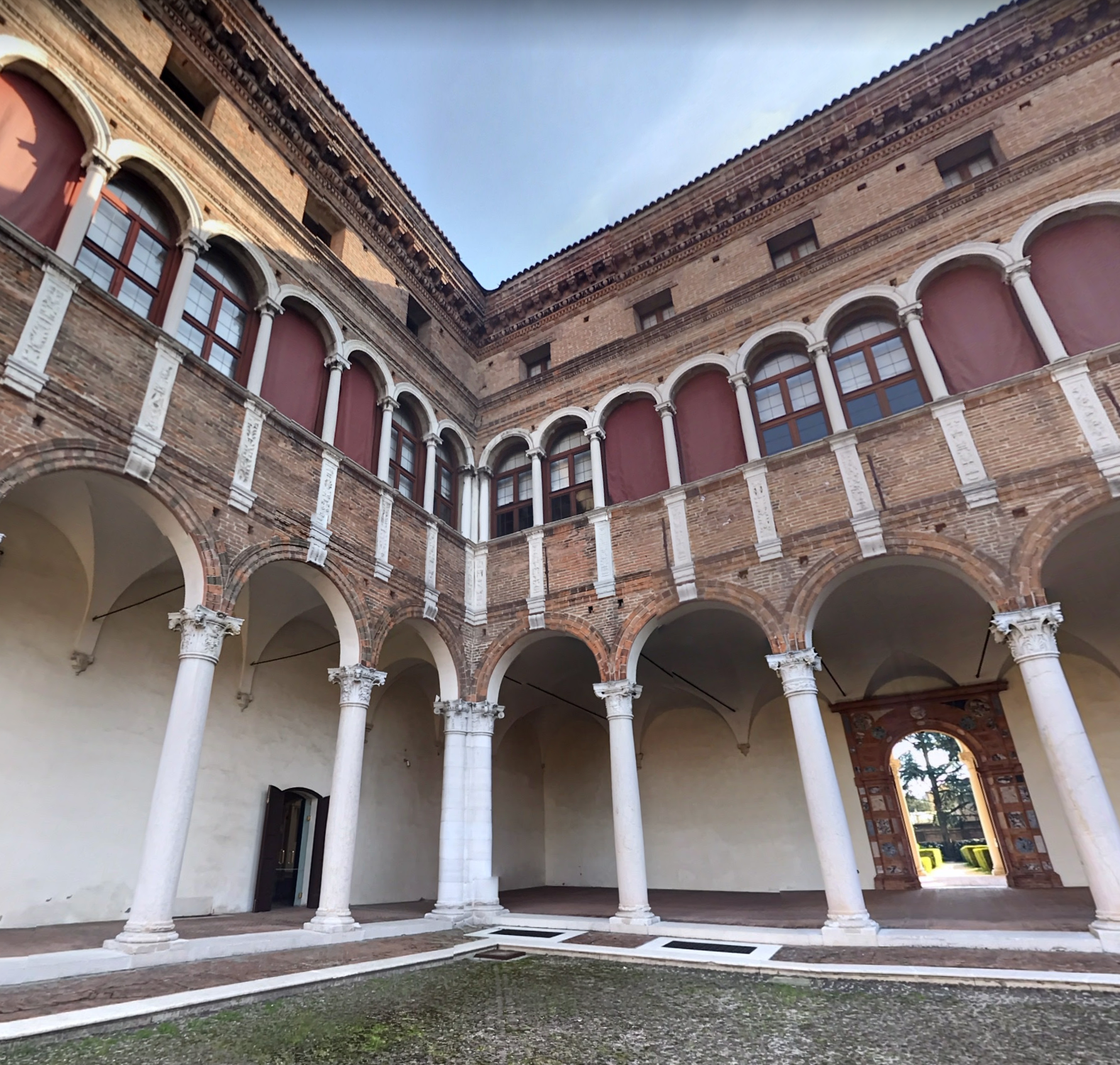 National Archeological Museum of Ferrara by Google Earth