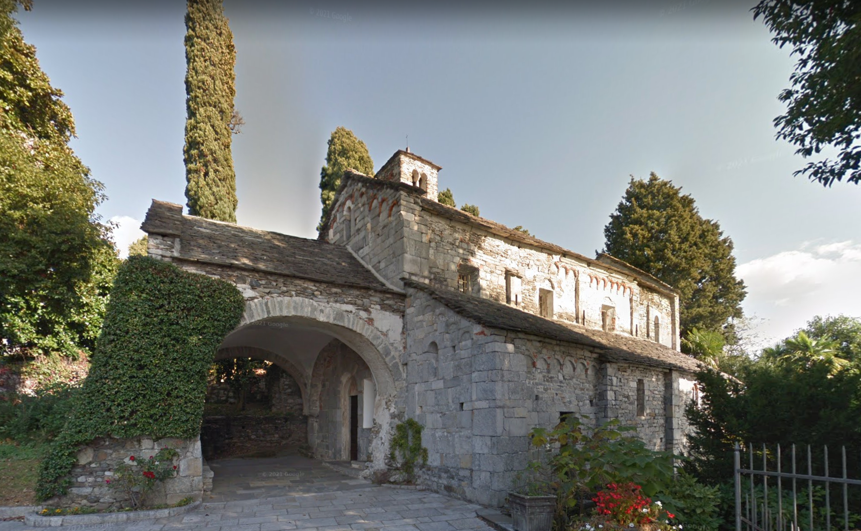 Oratory of Saint Remigio by Google Earth