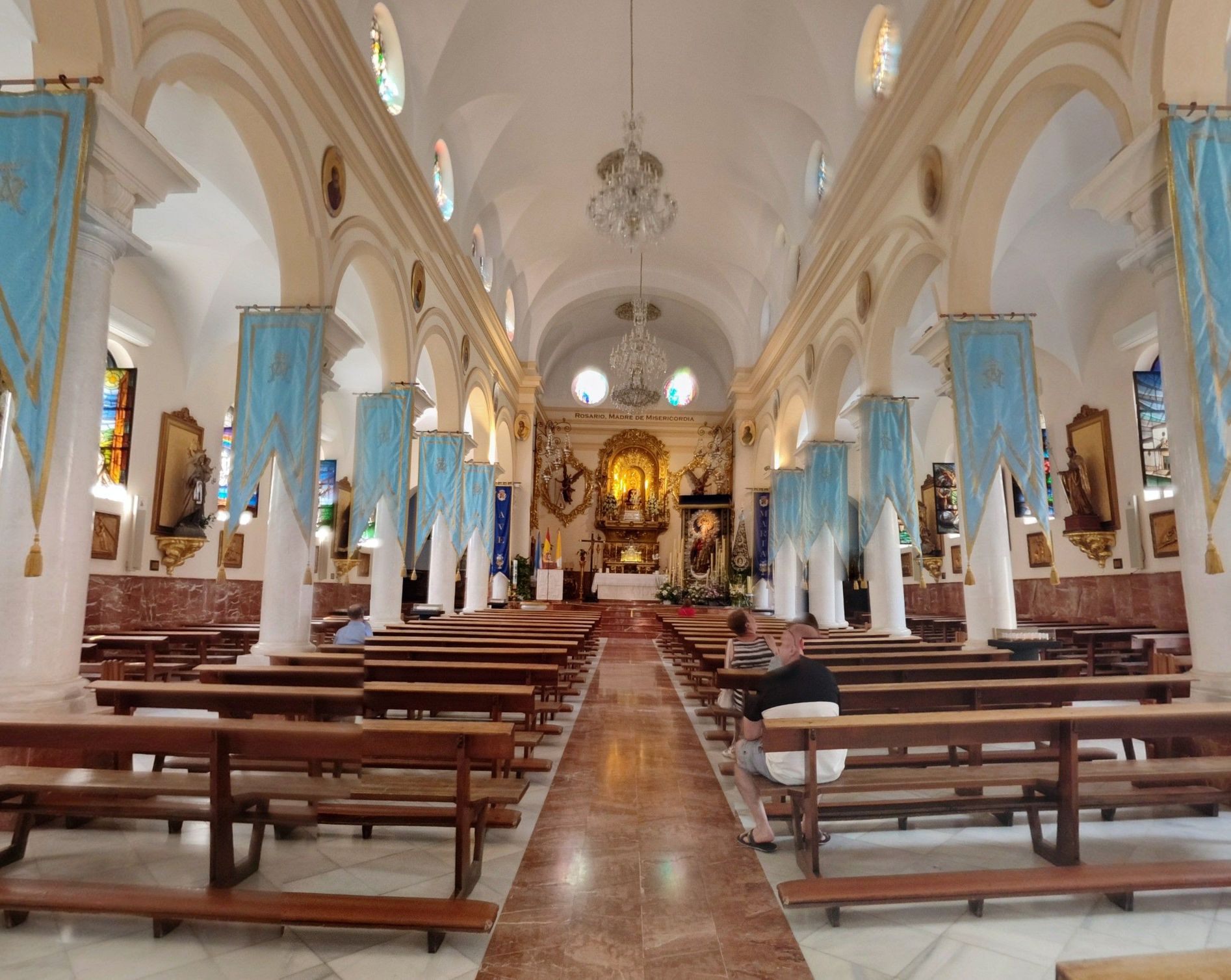 Parroquia de Nuestra Señora del Rosario by Google Earth