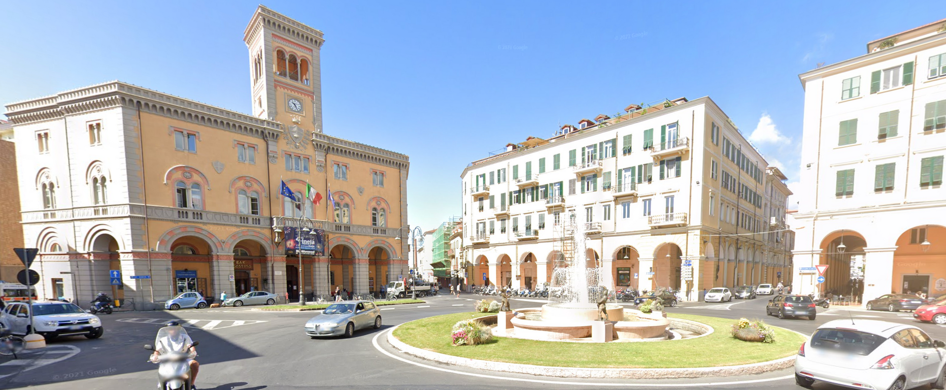 Piazza Dante by Google Earth