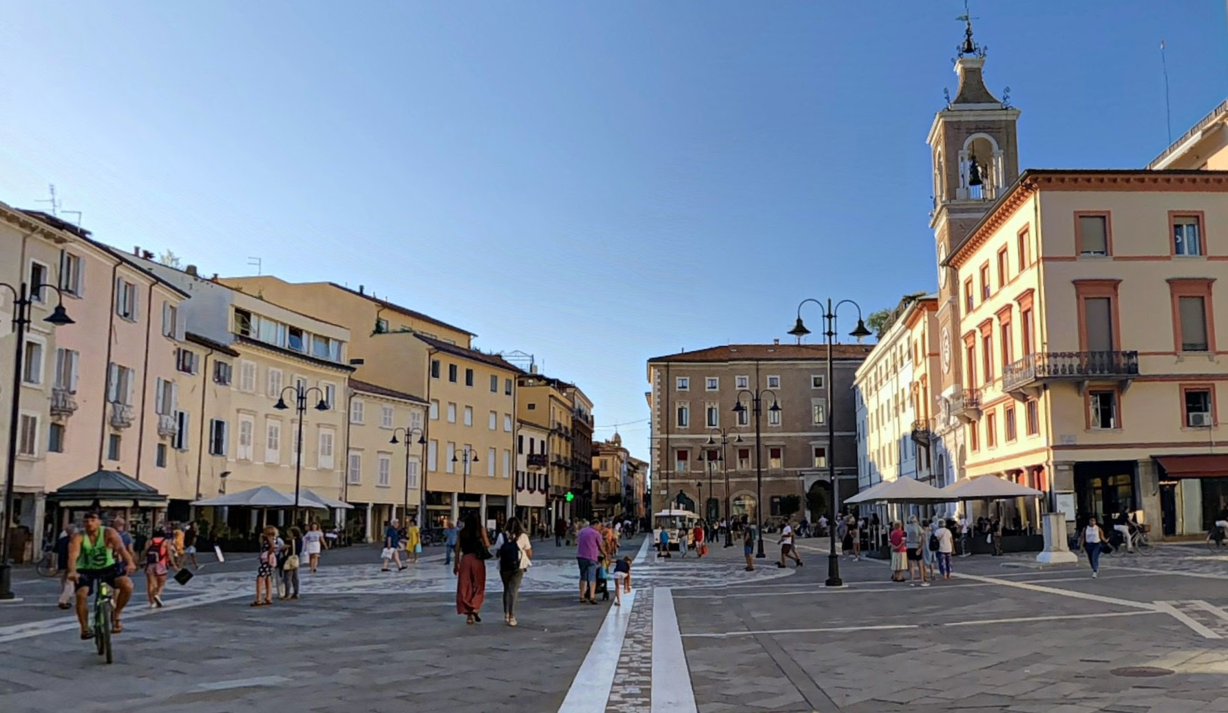 Piazza Tre Martiri by Google Earth