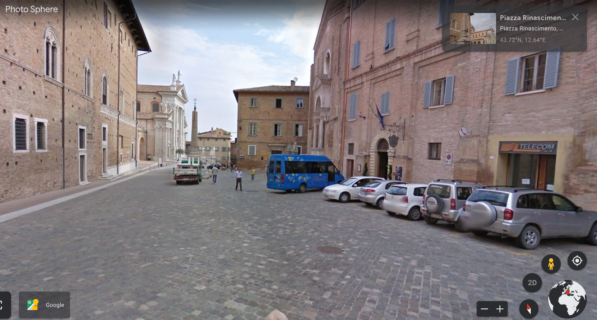 Piazza del Rinascimento By google earth