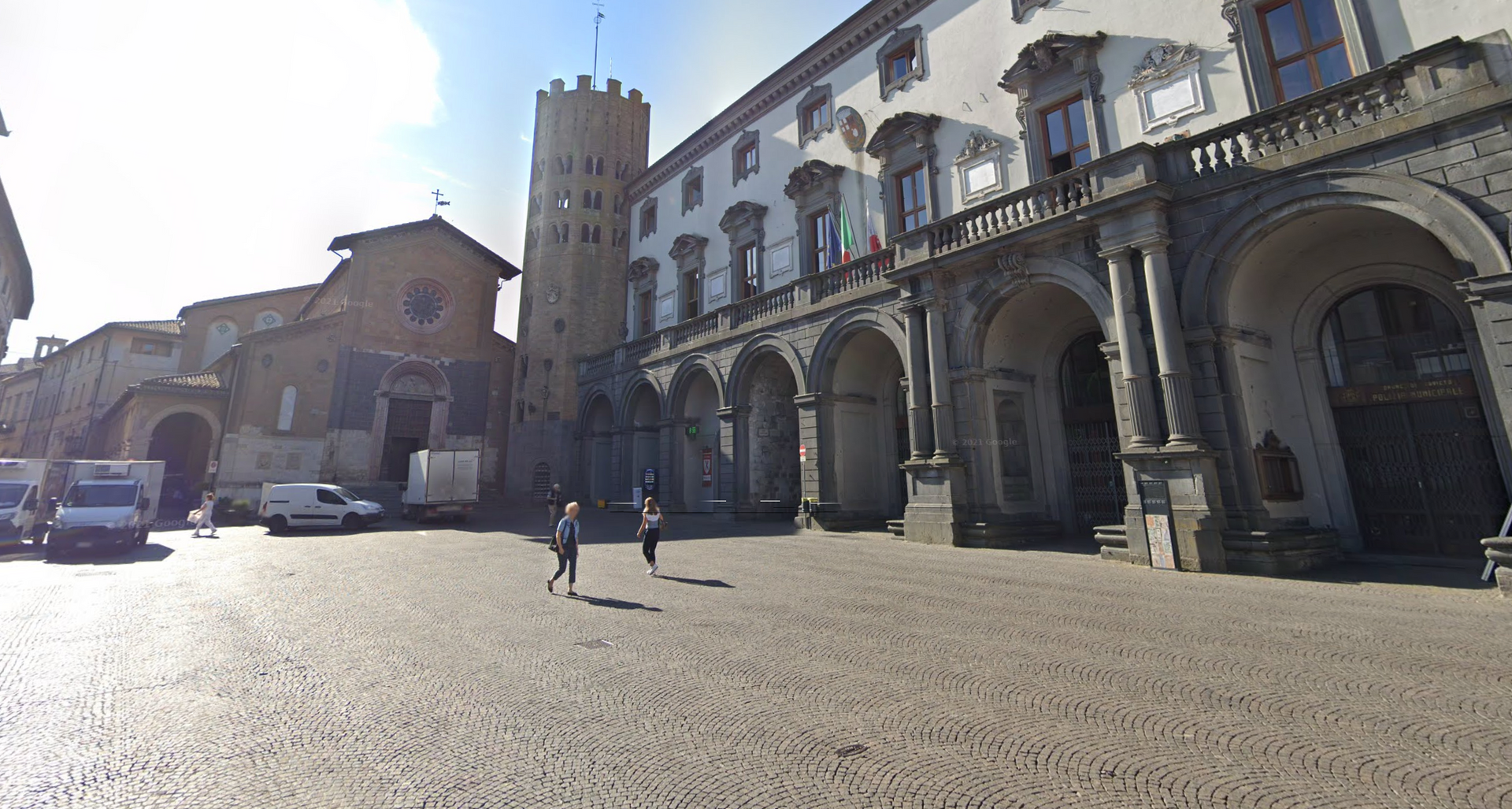 Piazza della Repubblica by Google Earth