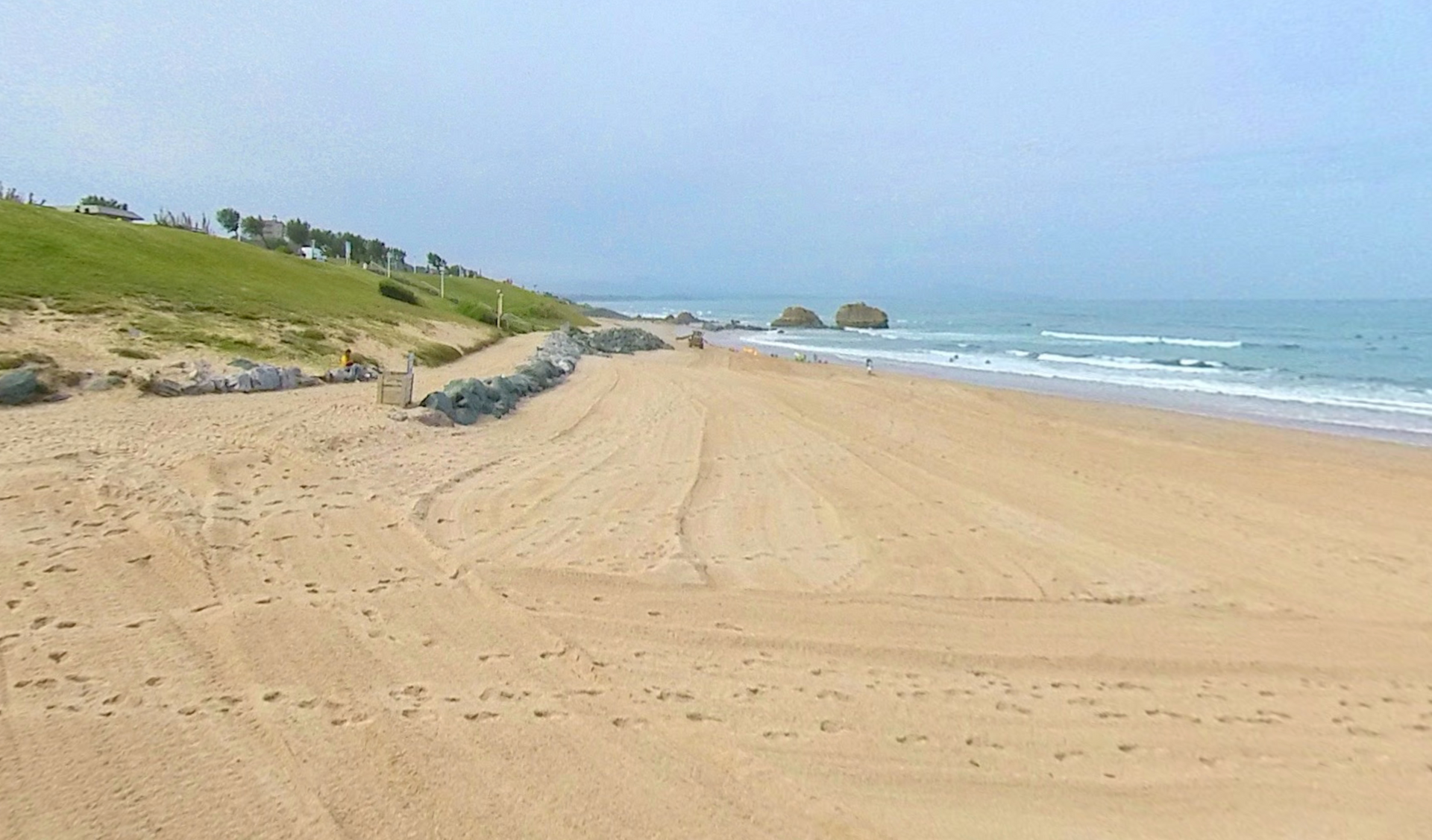 Plage de La Milady by Google Earth