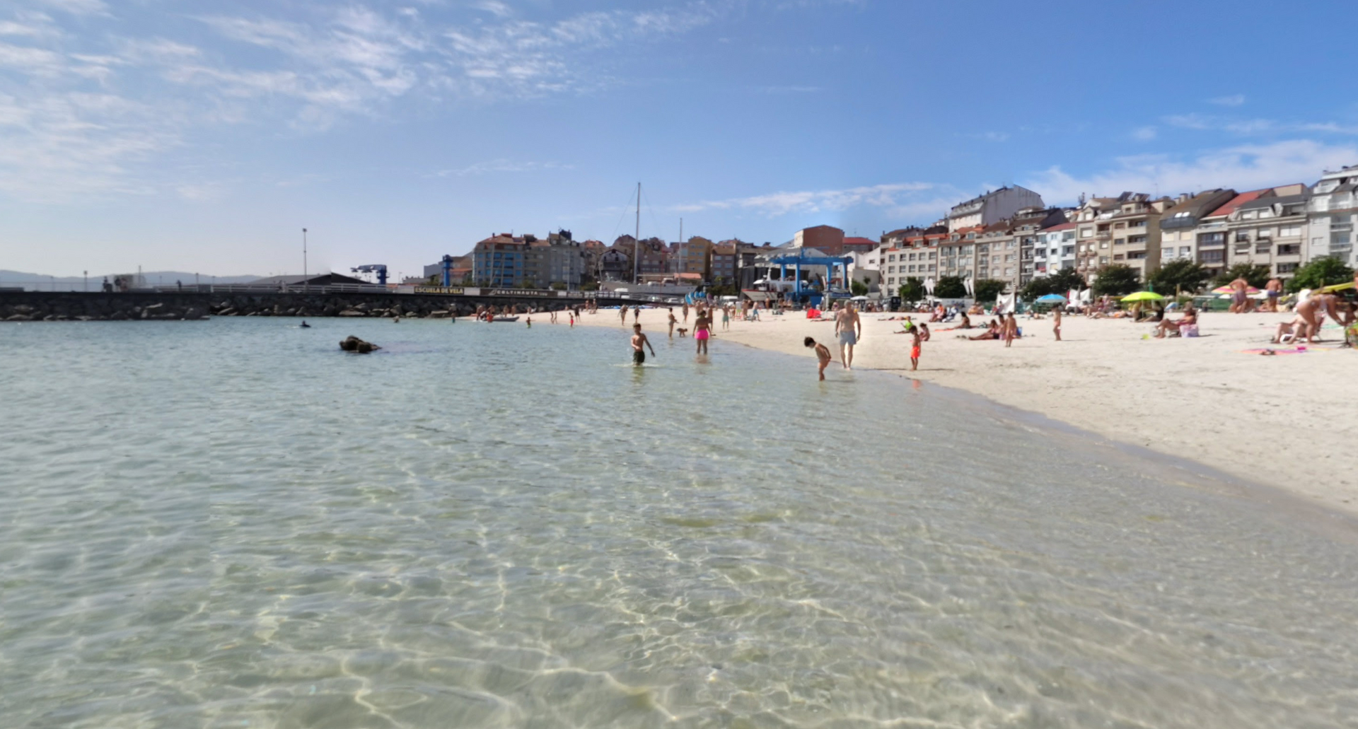 Playa de Baltar by Google Earth